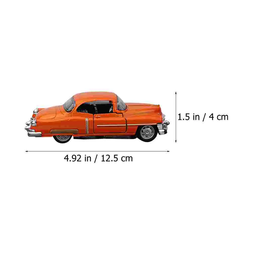 Diecast Cars Model Alloy Classic Car Model Metal Vintage Tabletop Vehicles Figurine Old Fashioned Vehicles Decoration For Home