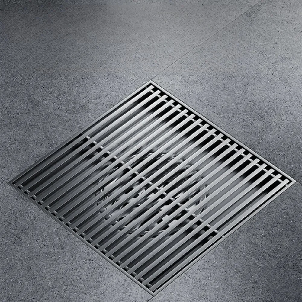 Deodorant stainless steel floor drain large large displacement garden courtyard outdoor rooftop