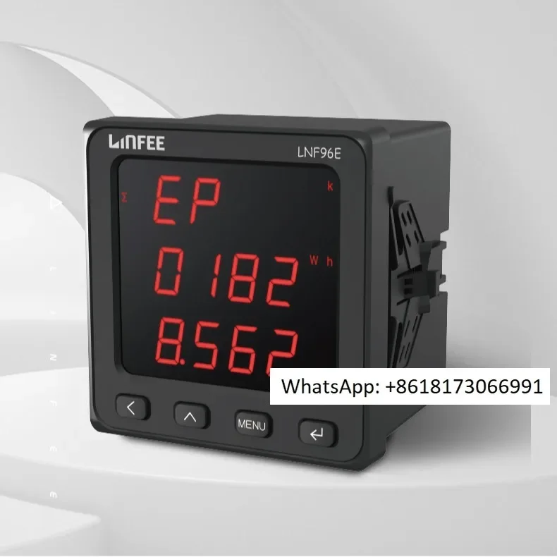 

Linfee LNF96E многофункциональный измеритель мощности, интеллектуальный цифровой ЖК-дисплей, трехфазный амперметр