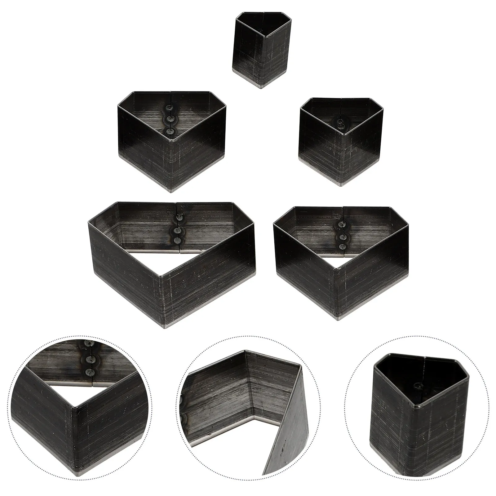 

5Pcs Punching Mold Steel Hole Cutter Tool for Craft Handmade Strap Belt Cutting Tool Hole Punch