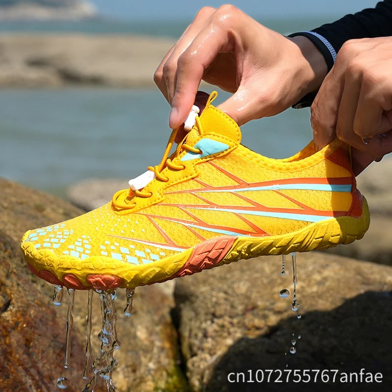 Aqua Shoes For Women Men Barefoot Water Shoes Anti-Slip Quick-Drying Outdoor Beach Upstream Wading Swimming Sneakers 2026 New