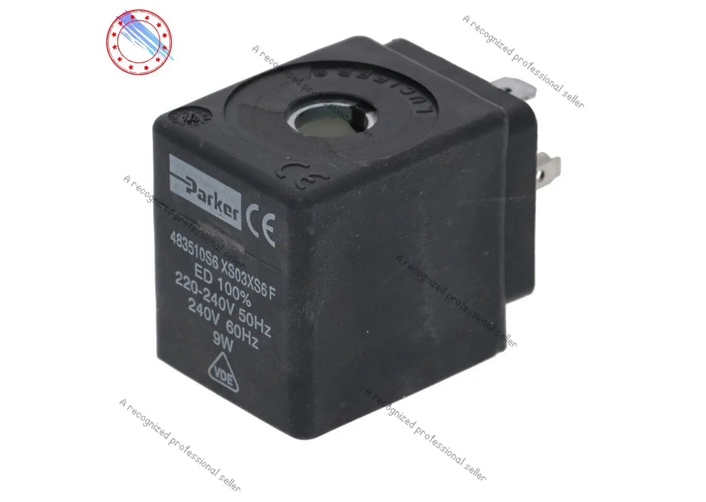 

PARKER 483510S6 240 В DZ06 9 Вт 3-СТОРОННАЯ КАТУШКА СЛАДНОГО КЛАПАНА ДЛЯ КОФЕ-МАШИНИ 439504