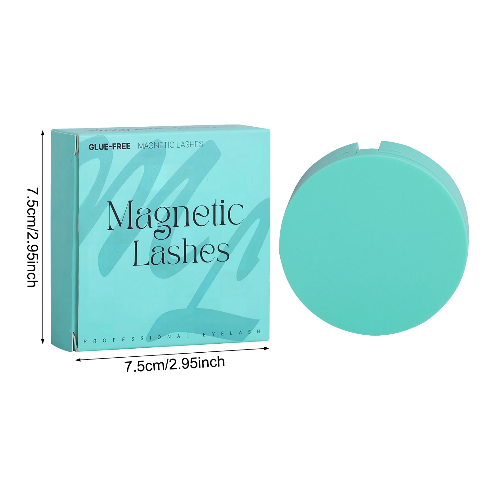 Cílios postiços magnéticos reutilizáveis, sem cola, ondulação de volume, cílios postiços para beleza, cosplay, maquiagem diy