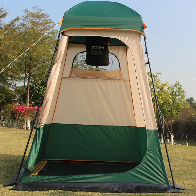 Large Size Portable Outdoor Folding Shower Tent For Pop Up Camping Instant Privacy Shelter For Mobile Changing Room