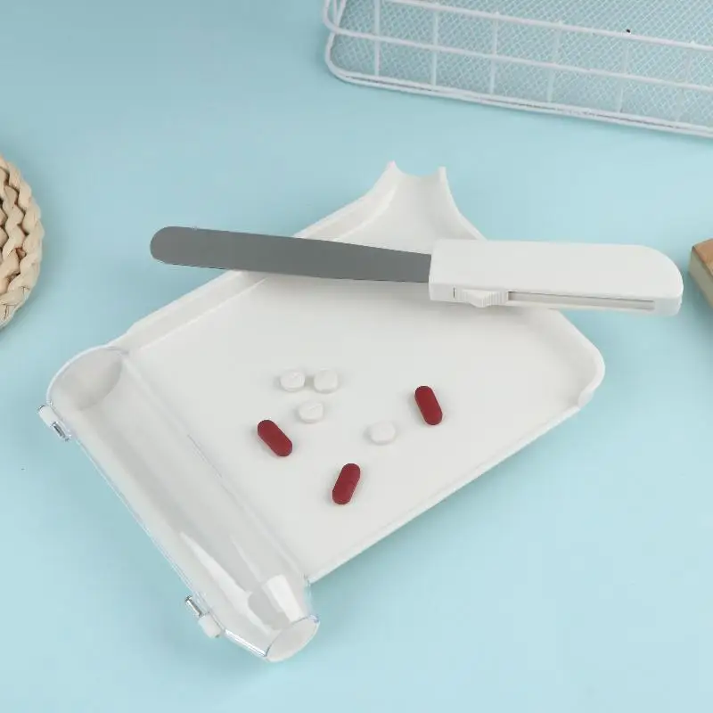 Pill Counting Tray With Spatula Dispenser Tool For Pharmacists & Doctors