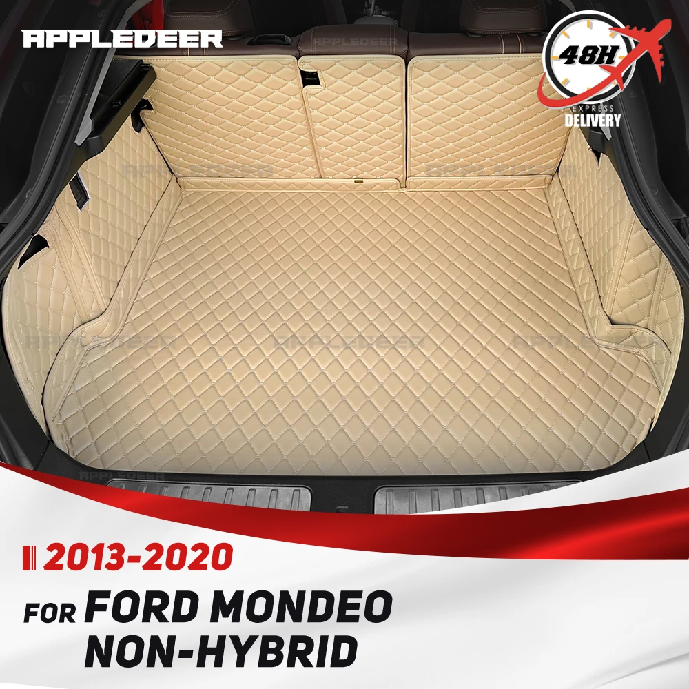 

For Ford Mondeo Non-hybrid 2013-2020 Auto Full Coverage Trunk Mat Car Protective Pad Cargo Liner Interior Accessories