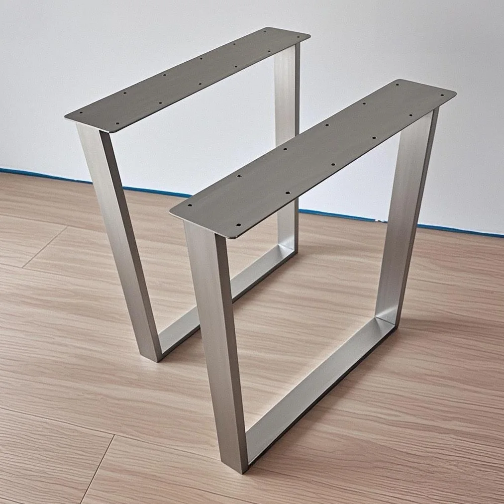 

Stainless steel table legs large plate bracket dining foot bracket mouth type bar support desk