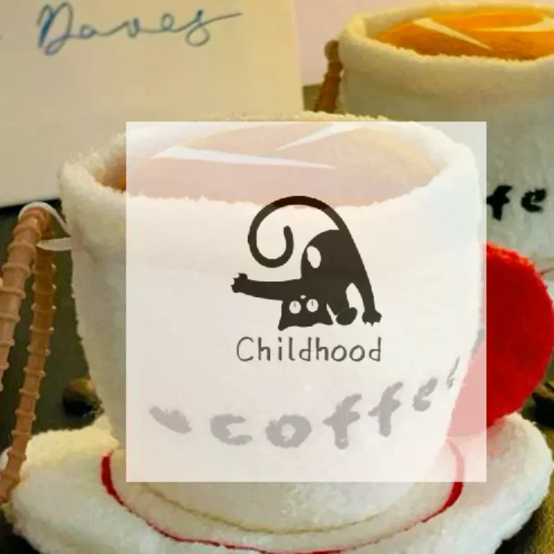 

Cute Fun Simulation Coffee Cup Keychain Cartoon Stuffed Doll Toy Backpack Bag Pendant Decorative Car Key Chains Accessories Gift