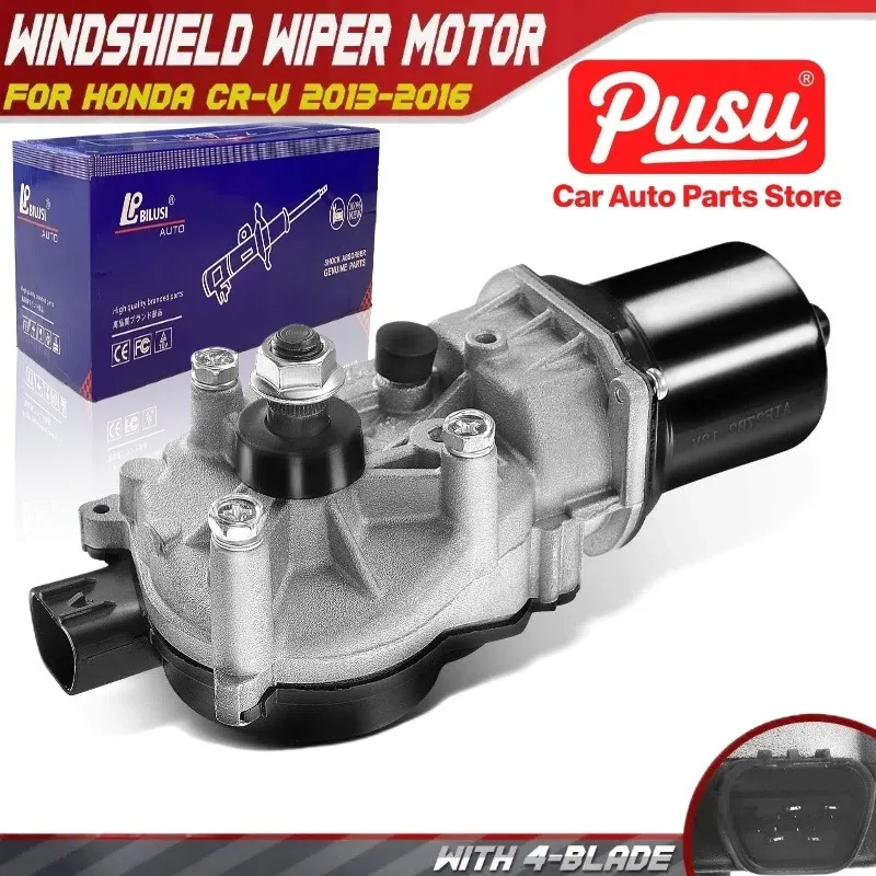 

PUSU Front Windshield Wiper Motor for Honda CR-V l4 2.4L 2013-2016 76505T0AA01, 43-4082, 434082 76505-T0A-A01