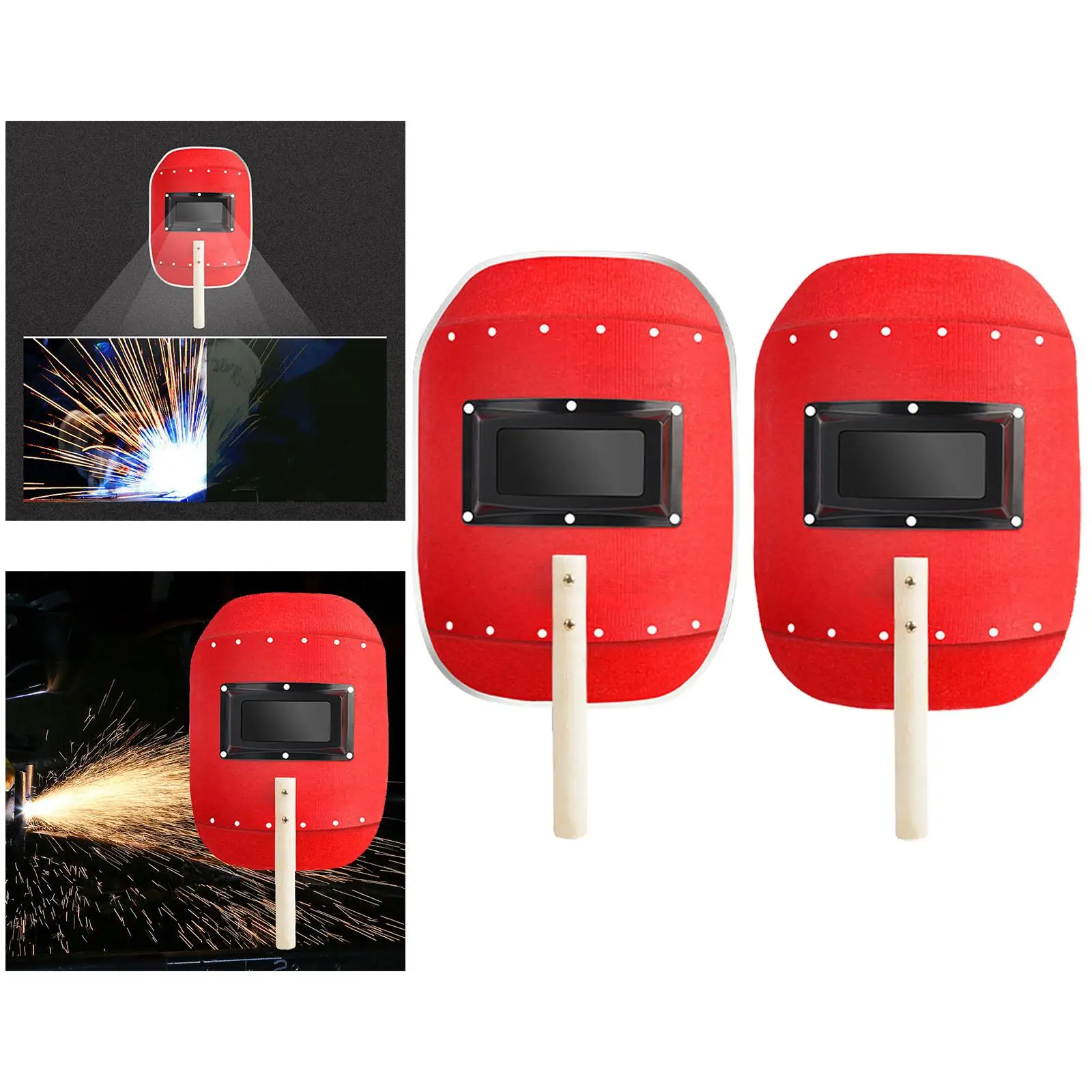 Lightweight Handheld Heat Resistant Welding Mask, for Welding