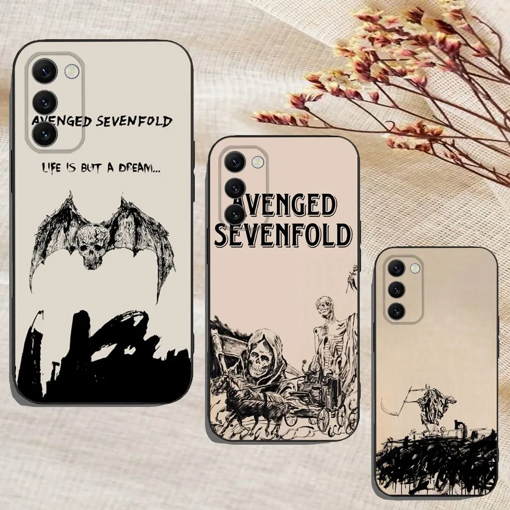 A-Avenged Sevenfold Phone Case For Samsung Galaxy A13,A21s,A22,A31,A32,A52,A53,A71,A80,A91 Soft Black Cover