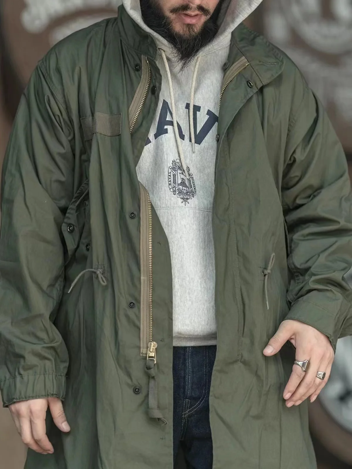 Rugged Bronson M-65 Fishtail Parka Shell Outdoor Water-Resistant