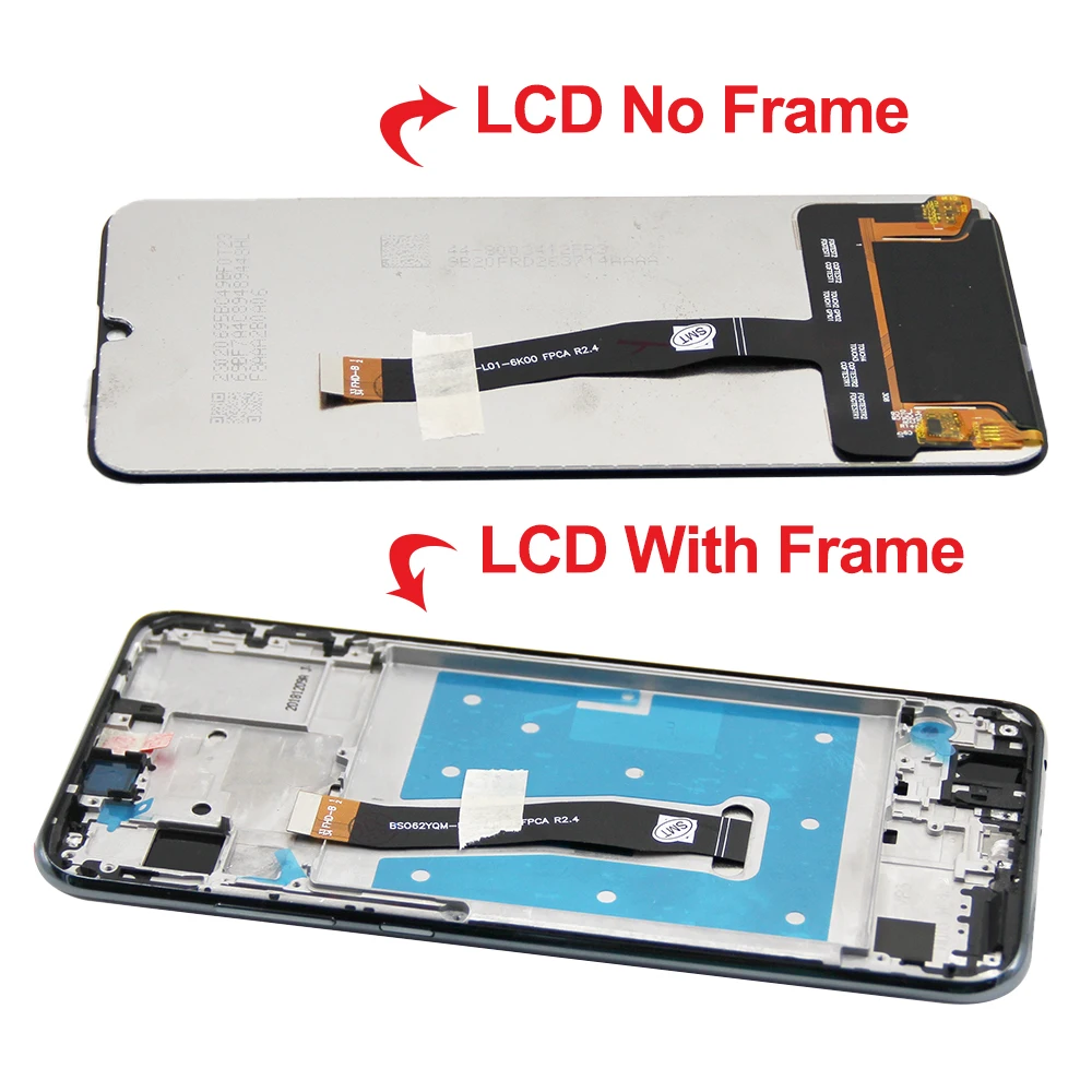 6.21\'\' Display Screen for Honor 20 lite HRY-LX1T Lcd Display Touch Screen Digitizer Assembly With Frame for Honor 10i