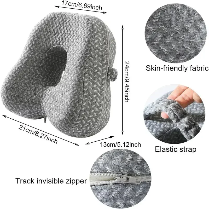 Memory Cotton Leg Pillow Support Side Sleeper Sciatica Orthopedic Sciatica Back Hip Knee Joint Pain Relief Pillow for Bed Sofa