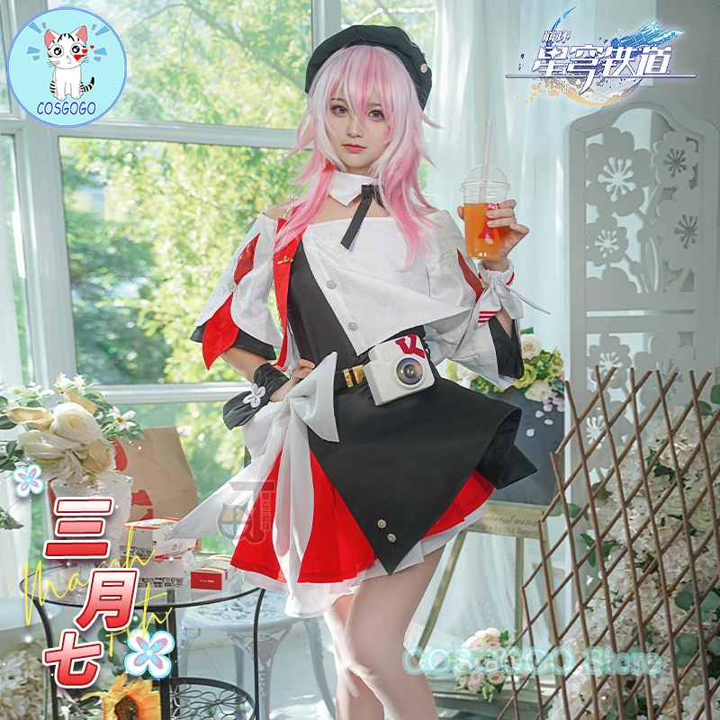 

COSGOGO Game Honkai:Star Rail KFC Linkage March 7th Cosplay Costume Halloween Outfits Women New Suit Uniform