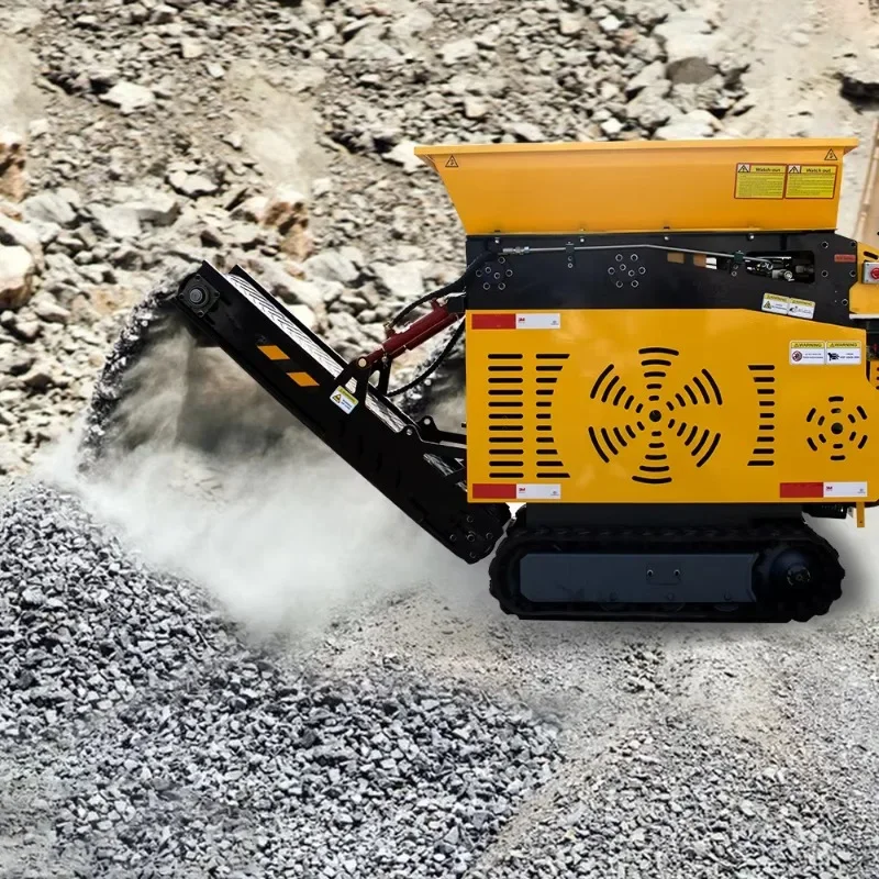 

Hot Sale Crawler Jaw Crusher Machine Mobile Concrete Crusher Portable Stone Crushing Station Small Mobile Jaw Crusher
