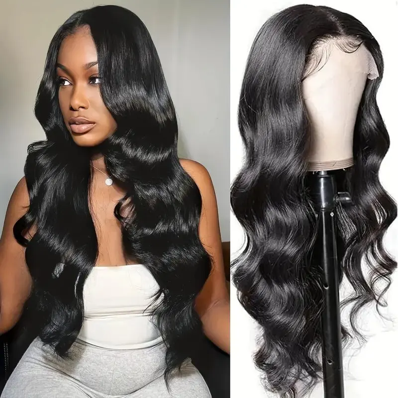 Rosabeauty Body Wave Lace Frontal Wig 13X4 Front Human Hair HD 13X6 Transparent 5X5 Ready To Wear Glueless Wig 250% Density