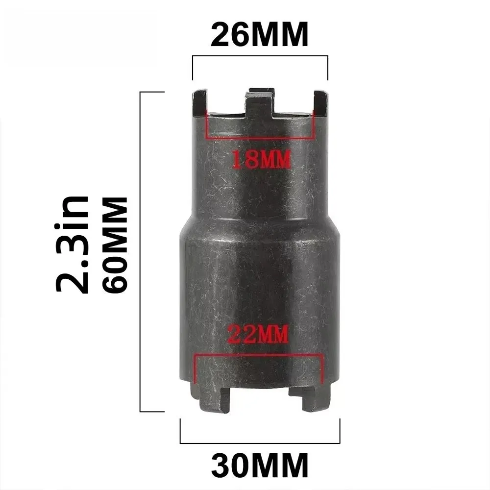 أسود دراجة نارية الجوز أداة إزالة الصواميل 20 مللي متر/24 مللي متر دائم مخلب قفل وجع المحمولة برأسين الجوز كم لمعظم الدراجات النارية #6