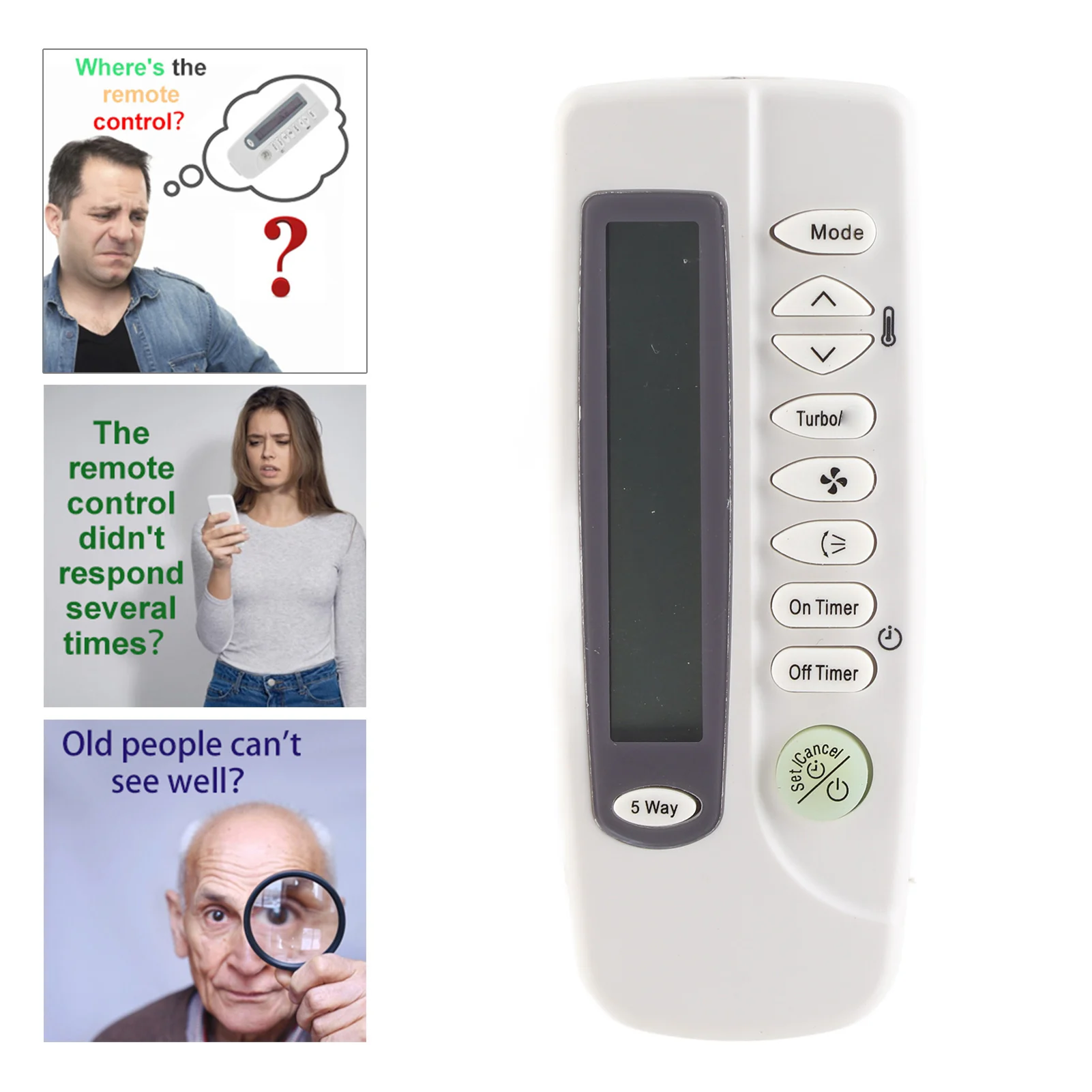 Air Condition Remote Controll Energy Saving Compatible Remote Controller Replacement Work With  Air Condition