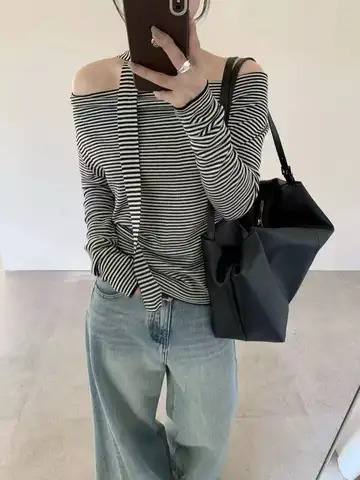 8 best sales कोल्ड शोल्डर टॉप - №4