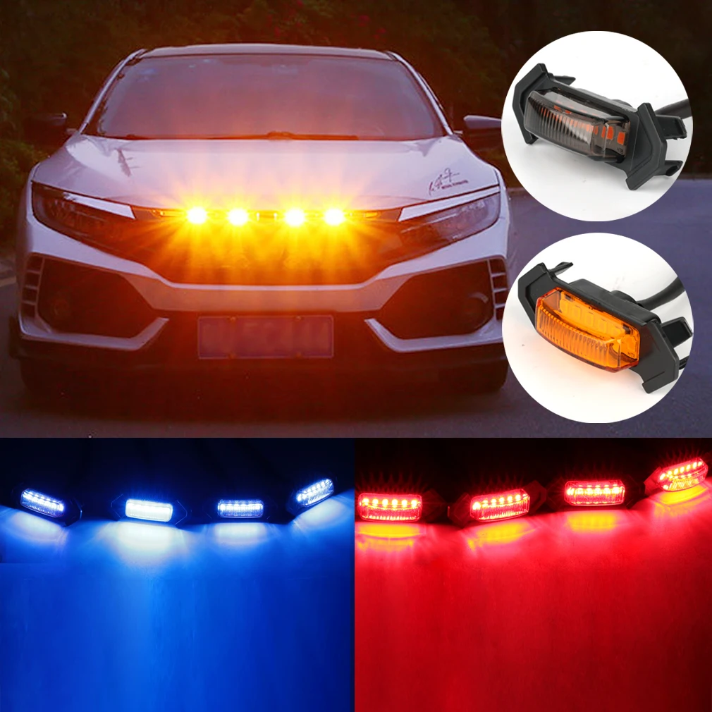 

Grille Light LED Grill Mount Assemblies For Car 2016-2020 Toyota Tacoma w/TRD Pro Grill ONLY Front Grille Lighting DRL DC 12V