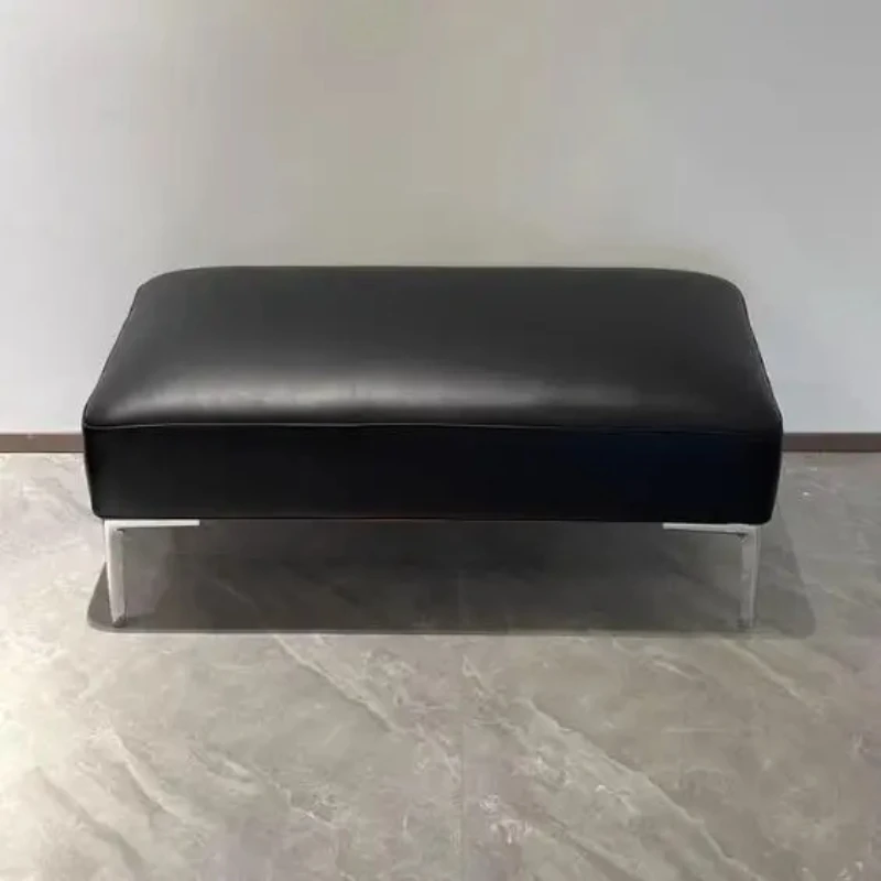 

Bauhaus modern minimalist luxury bedroom or living room shoe changing stool