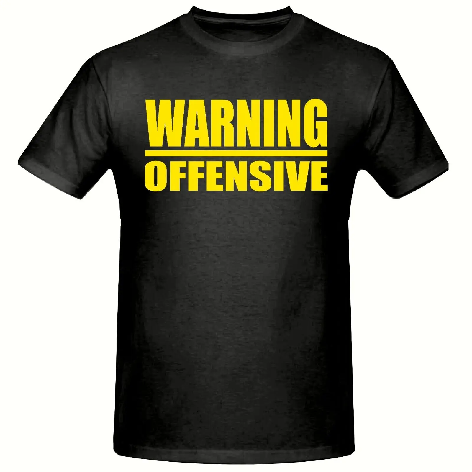 Warning Offensive t shirt, Funny Novelty Men's t shirt, Popular t shirt