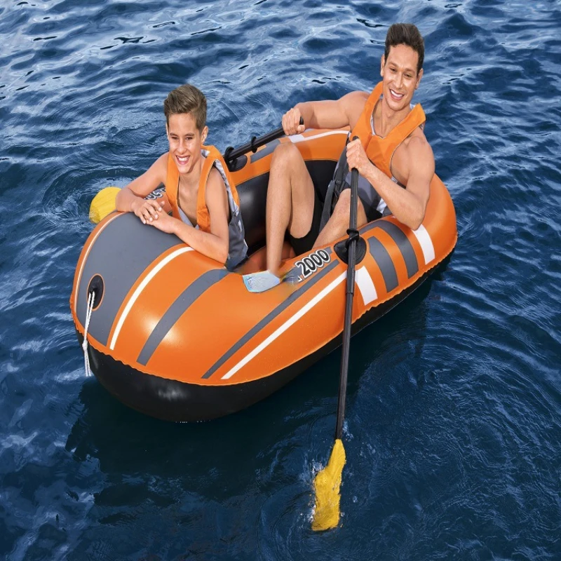 61062 Double Inflatable Boat Set, Two-person Outdoor Inflatable Boat