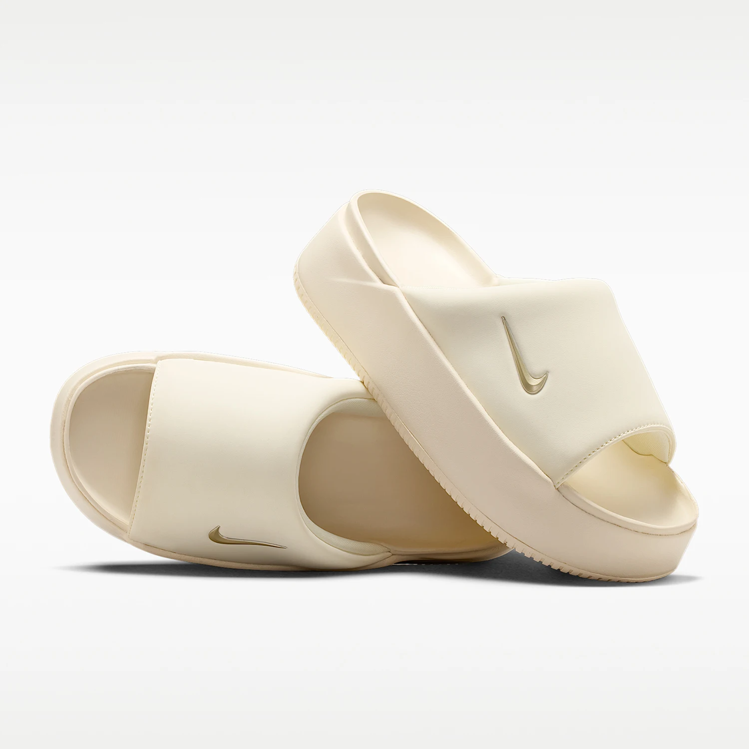 Nike genuine Calm Elevation women's soft thick soled slippers HJ5601-101
