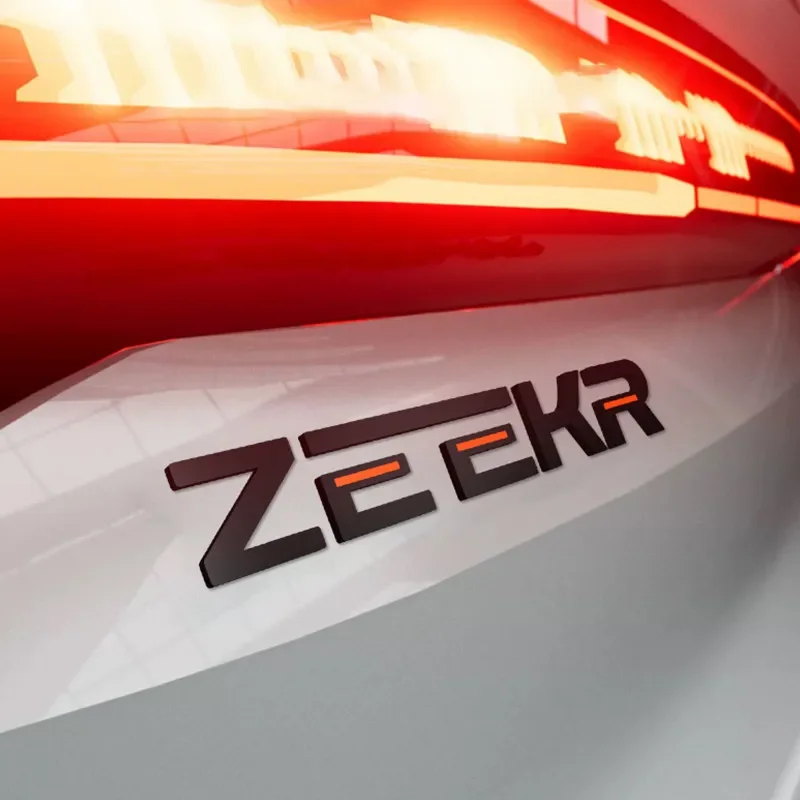 For ZEEKR 007GT/001/7X/009/007 Black Metal Emblem Set | Stealth Black Badge Overlay | Full Vehicle 