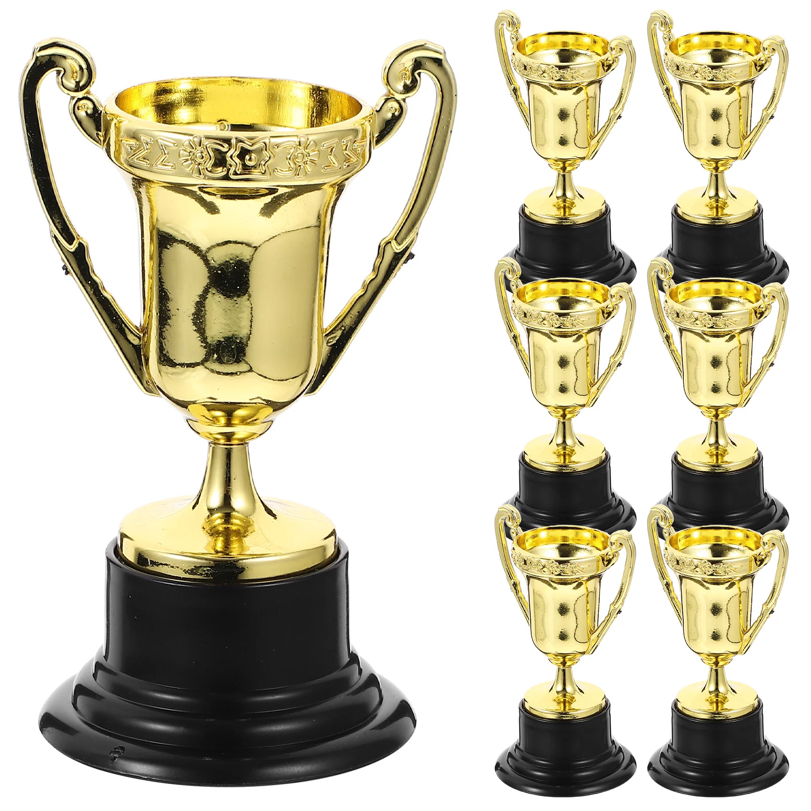 

10 Pcs Trophy Small Prize Cup Classic Party Celebration Reward Prizes Plastic Child Creative Model Kids Toy