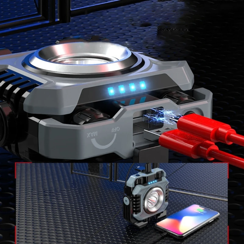 Trabalho portátil FloodLight LED Strong LED Camping Lamp com fonte luz dupla