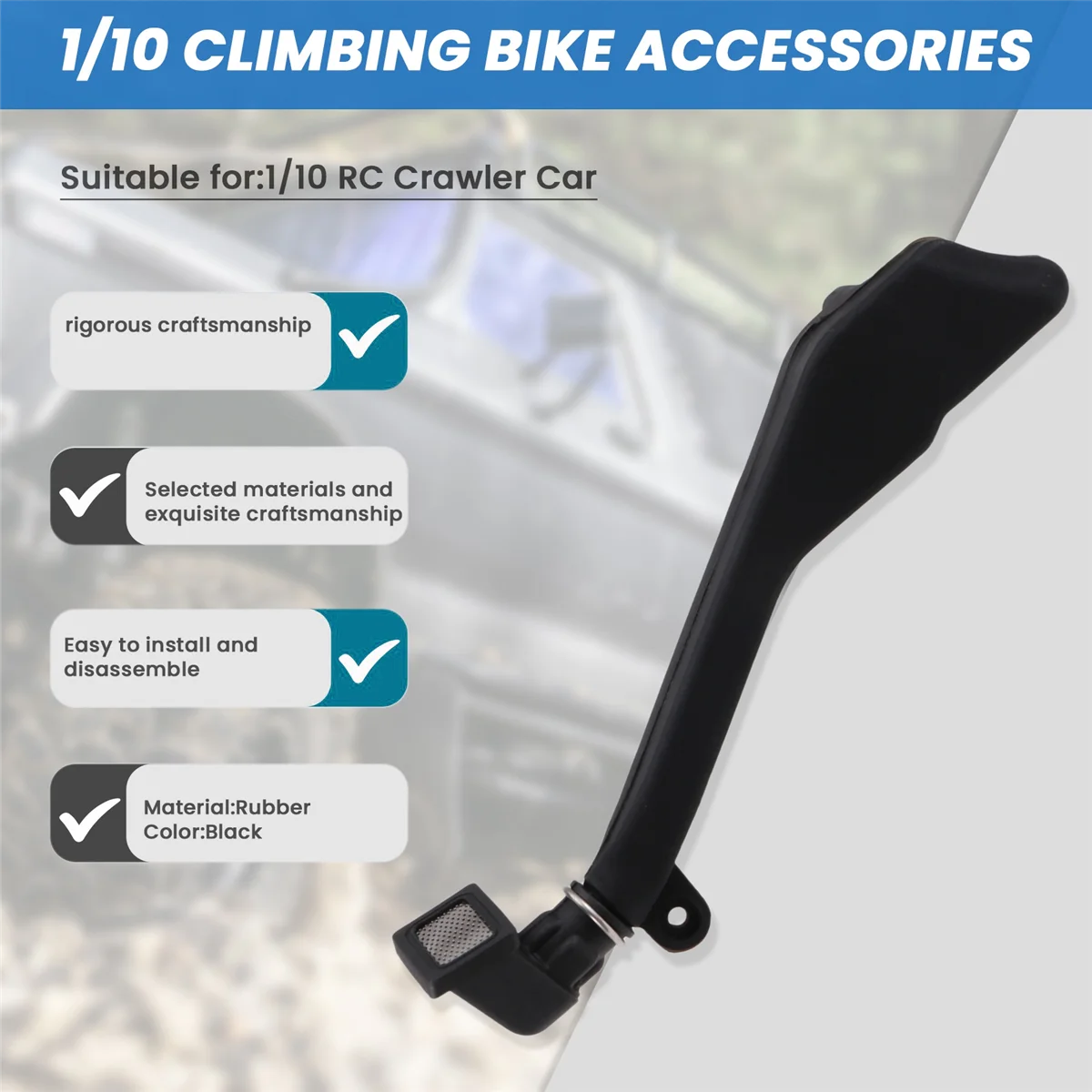 AC22 Black Rubber S… - image