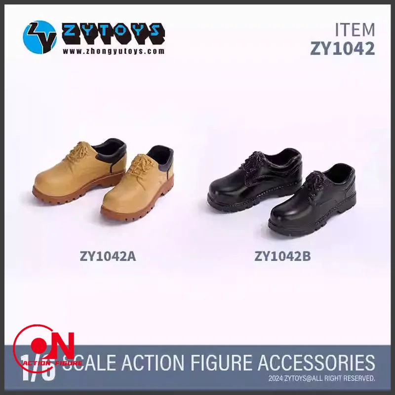 In Stock ZYTOYS ZY1042 1/6 Male Work Shoes Hollow Shoes Model Clothes Accessories Fit 12'' Soldier Action Figure Body Dolls