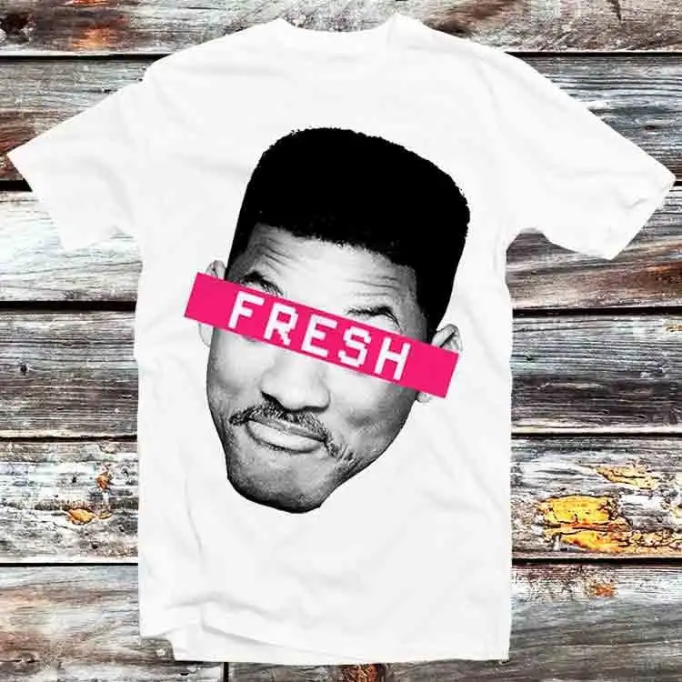 Fresh Prince Of Bel Air T Shirt Vintage Retro Cool Cartoon Anime Top B411