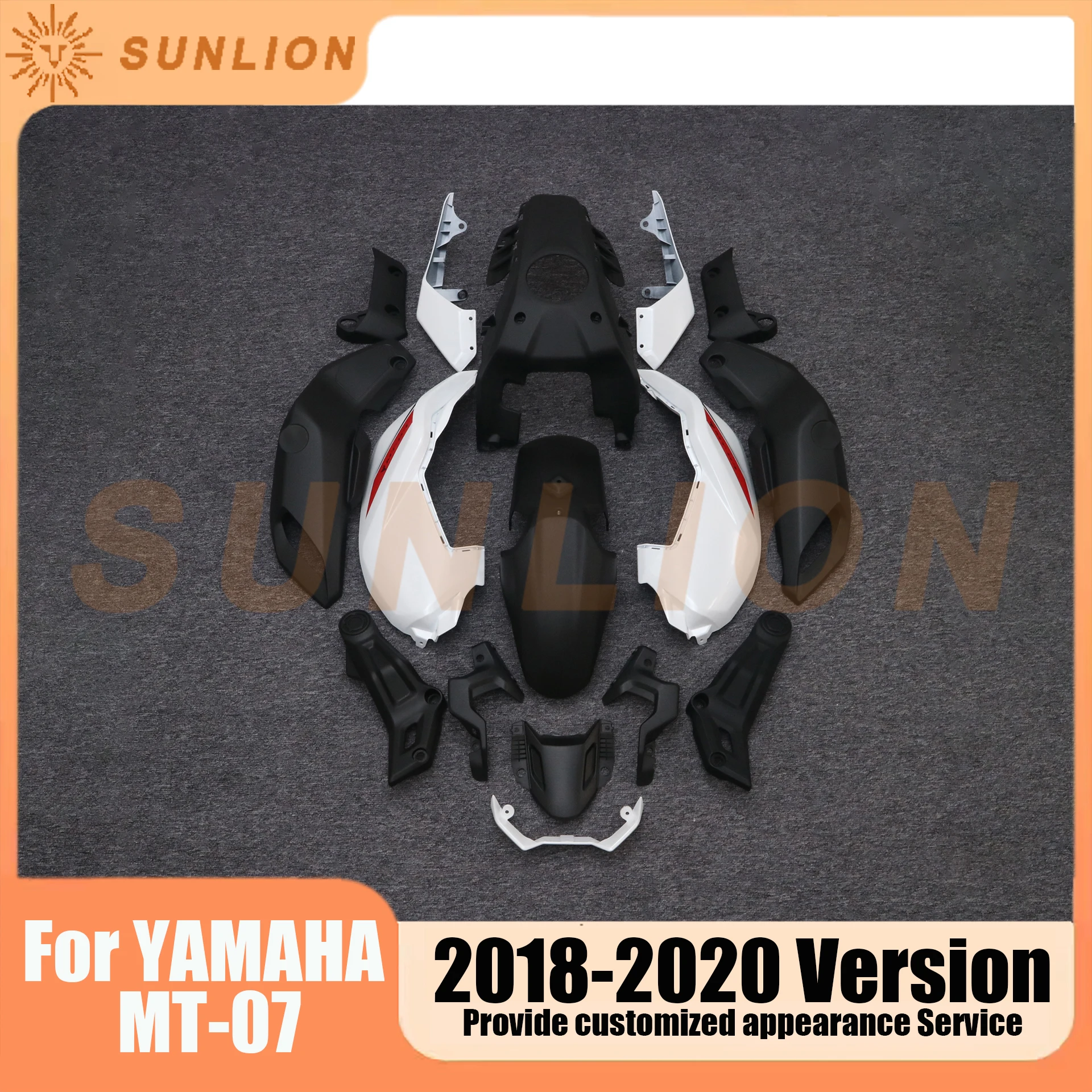 For YAMAHA MT-07 MT07 2018 - 2020 Full Body Kits Fairing 2018 2019 2020