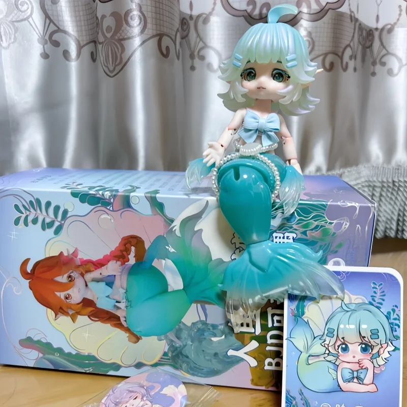 

New Mermaid Chu Chu Bjd Blind Box Mermaid Bjd Dolls Joint Movable 1/12 Action Figures Mystery Box Surprise Toy Girl Decor Gifts