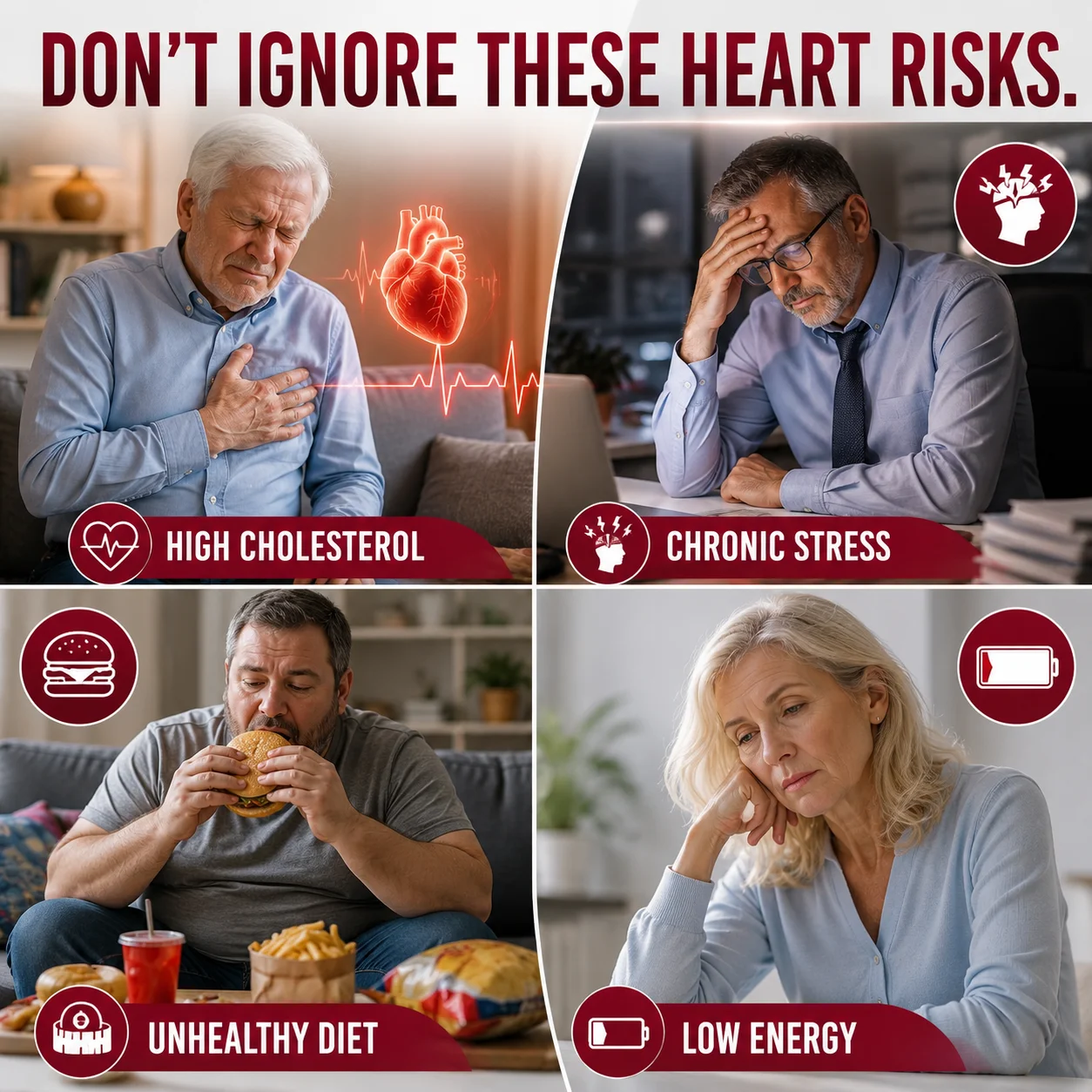 Red Yeast Rice with CoQ10 Supplement, Support Healthy Cholesterol Levels, Cellular Energy Production, Heart & Blood Sugar Health