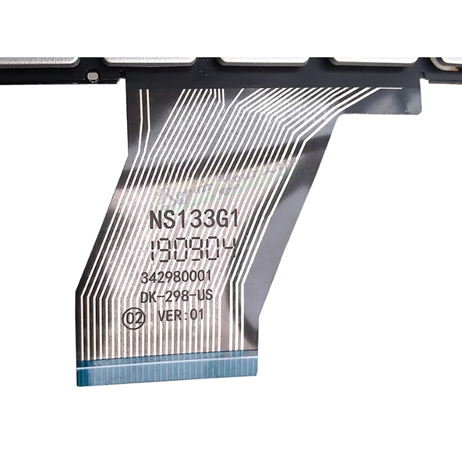 

for PN NS133GA 342980001 DK-298-US US Layout Silver Laptop Keyboard