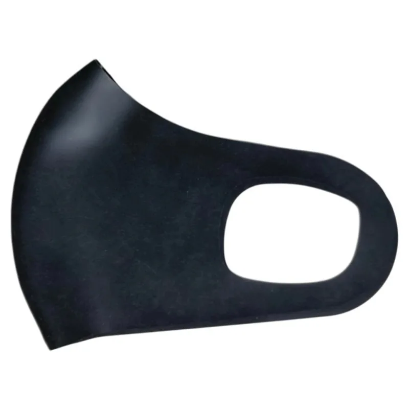 Maschera Facciale Elastica in Lattice Nero, Design 3D Senza Cuciture, Alta Elasticità, Vestibilità Confortevole, Unisex per Adulti, Uso Quotidiano e Cosplay
