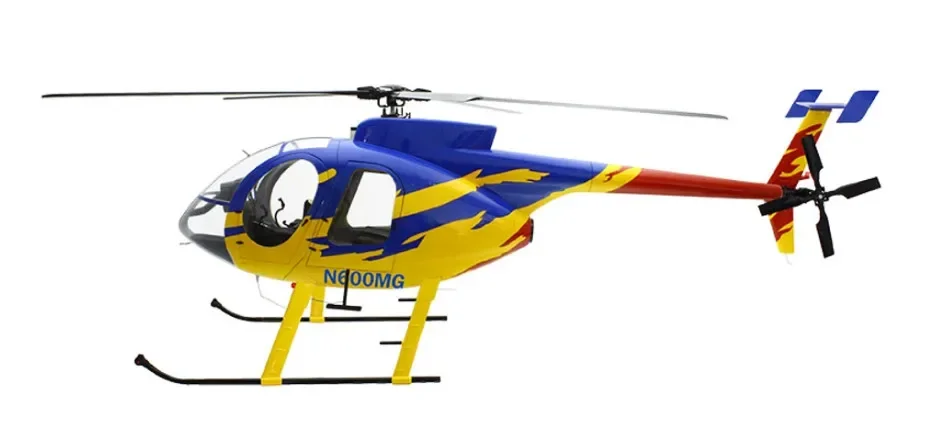 800 Size MD500E Helicopter Scale Fuselage with Mechanic Glassfiber Hull RC Aircraft Model Parts