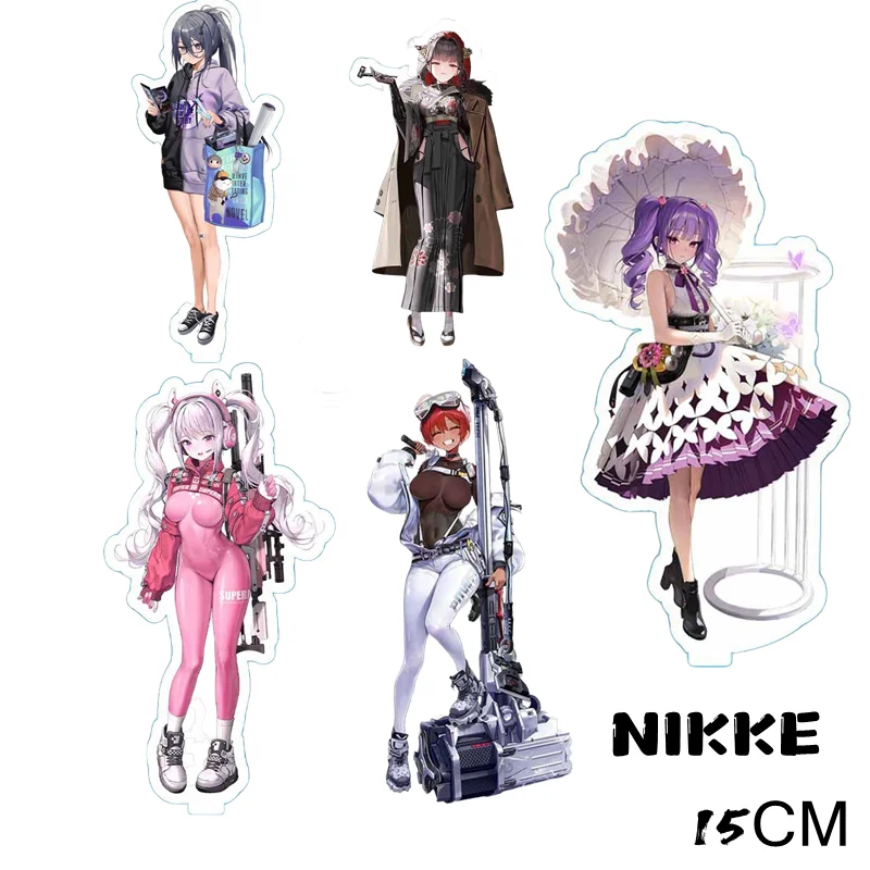 Korean games NIKKE The Goddess of Victory Stand Acrylic Figure Emma Miranda Standing Model Plate Desktop Cosplay Gift