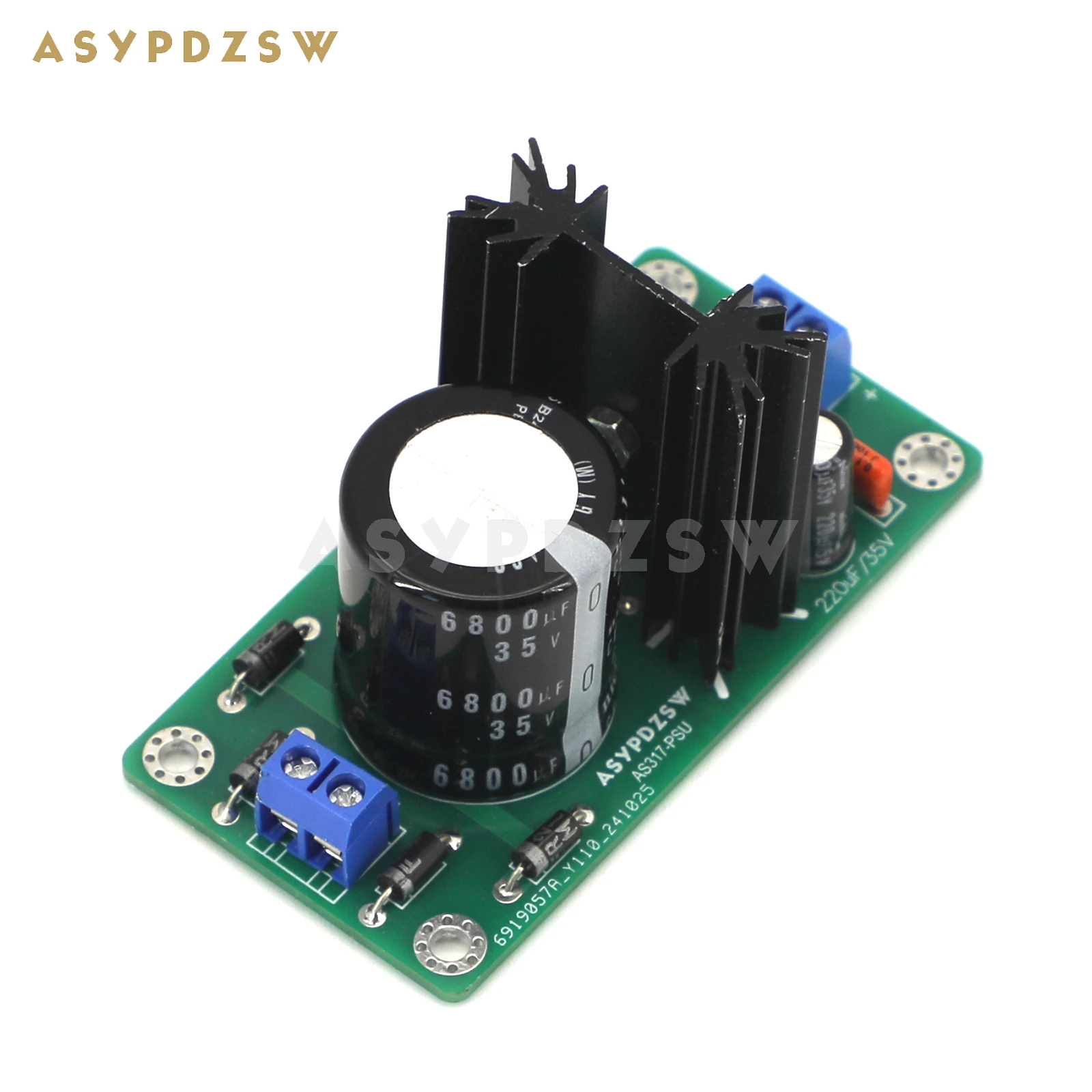 ASYPDZSW AS317 MINI LM317+TL431 high precision linear regulated power supply DIY Kit/Finished board 3.3--25V Adjustable