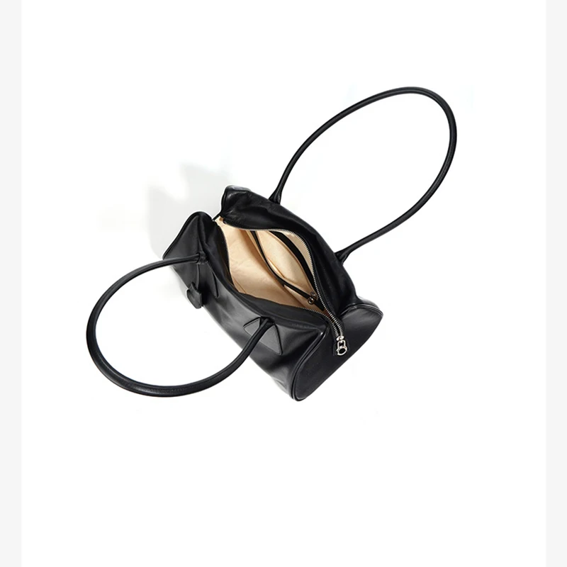 

women's handbag New Soft Genuine Leather shoulder bag luxury designer bags for Women Ladies' Law Stick Bag Underarm handbags