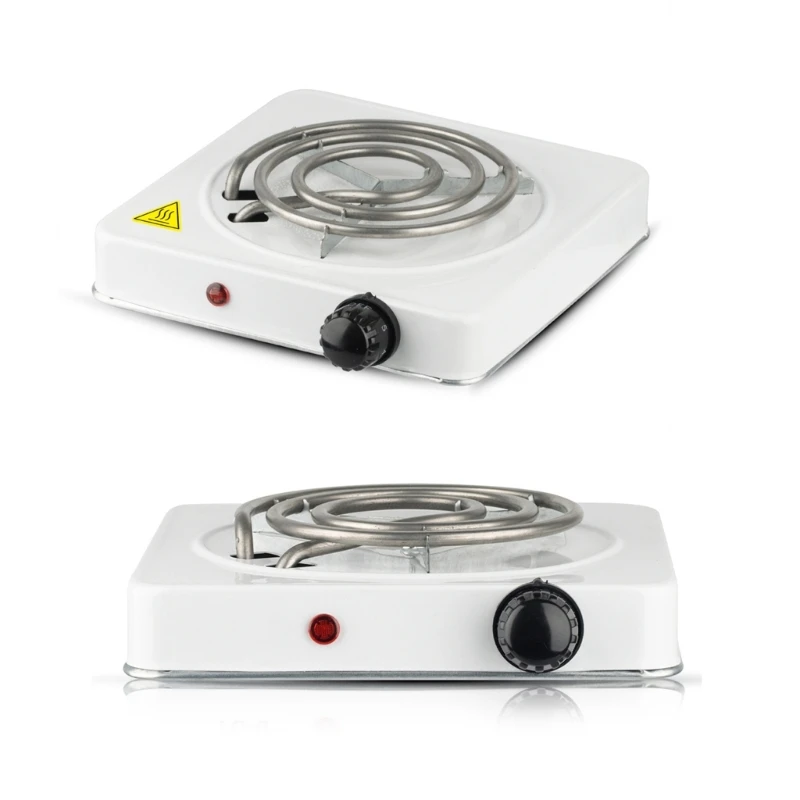 Electric Hot Plate for Cooking Portable Single 1000W Cast Iron hot plates Heat-up in Seconds Temperature Dropship