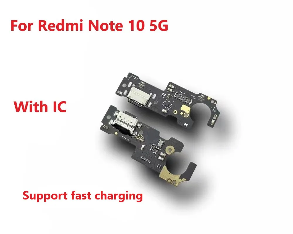 USB Charge Board For Redmi Note 10 4G 5G Pro Dock Connector Flex Cable Replacement Spare Parts Charging Port