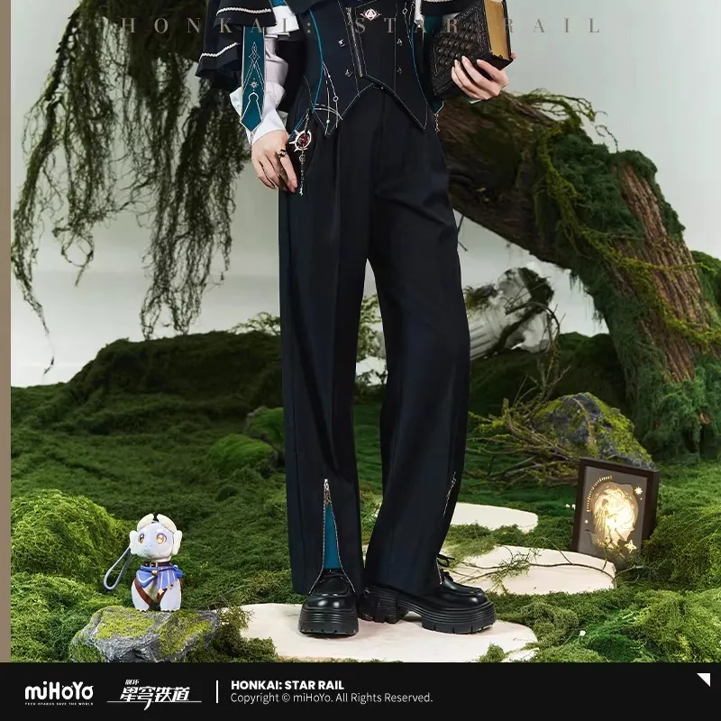miHoYo Official Game Anaxa Pants Honkai Star Rail Anaxa Theme Trousers Clothing Wide-leg Pants Bell-bottoms Cosplay Xmas Gifts