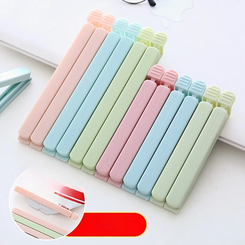 

5Pcs Portable Kitchen Storage Food Snack Seal Sealing Bag Clips for Kitchen Snack Coffee Potato Chip Food Storage Bag