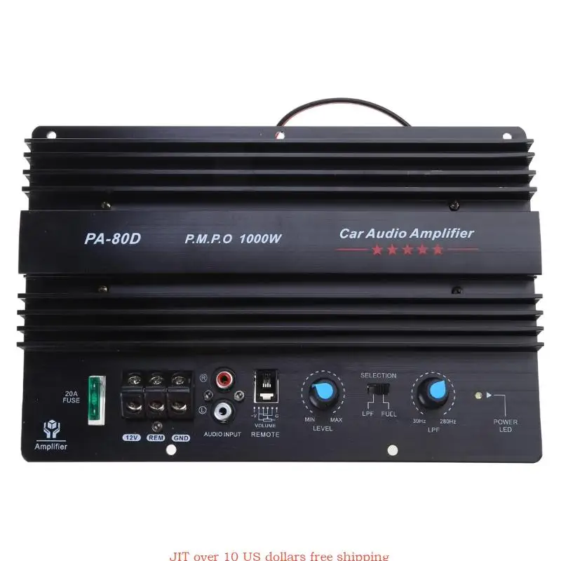 

Experience Immersive Music 12V Mono Power Amplifier Powerful Bass Subwoofers Amp