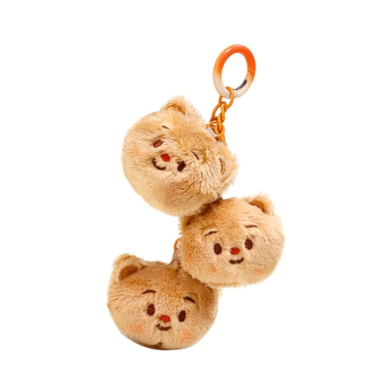 Butter Bear จี้ตุ๊กตาสัตว์รถ Key CHAIN ​​กระเป๋าเป้สะพายหลังตกแต่งกระเป๋าถือนักเรียน Soothing ของขวัญ